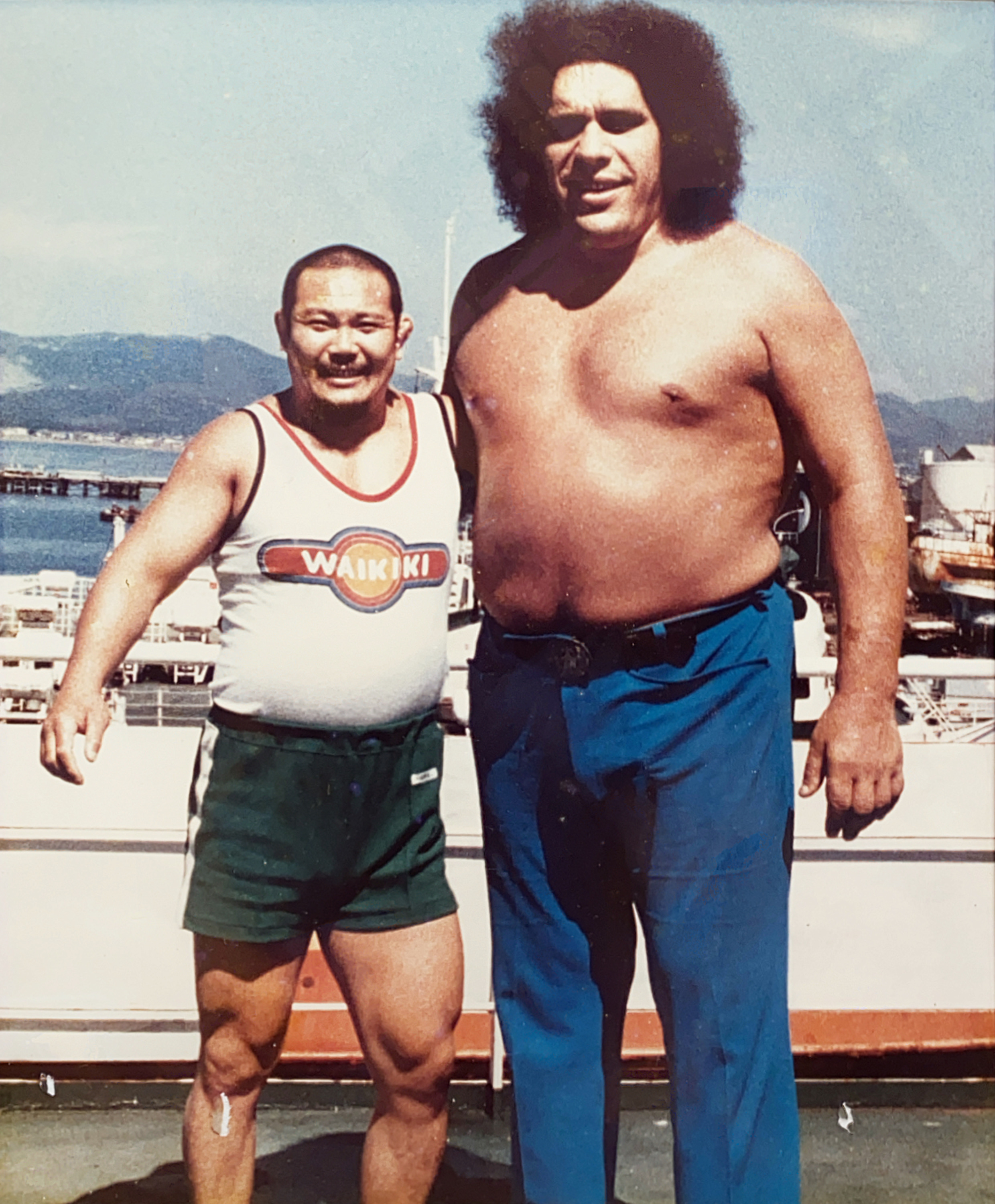 アンドレ・ザ・ジャイアントとの記念写真
